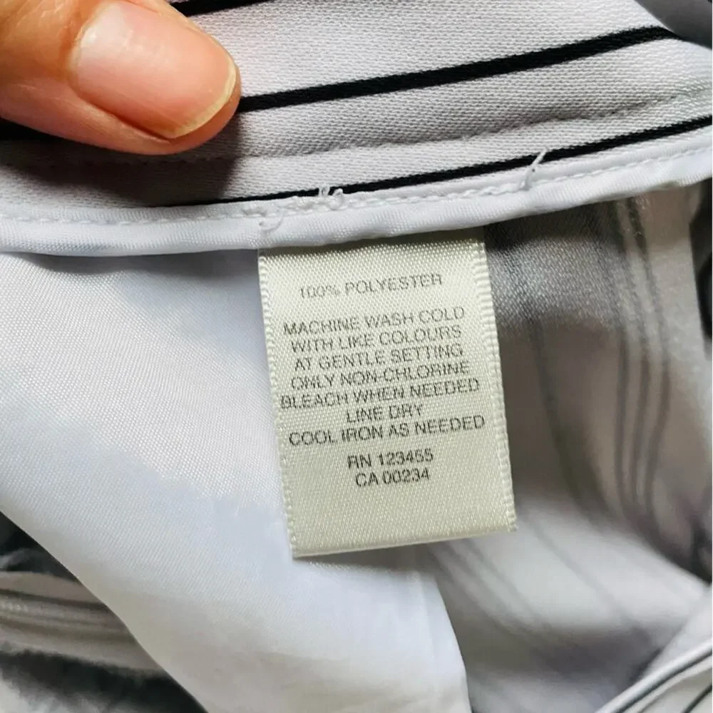 Lord and Taylor Striped Wide Leg Pants